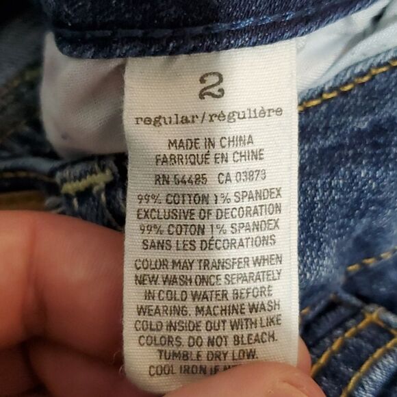 American Eagle 26x32 size 2 skinny stretch jeans - Picture 8 of 8